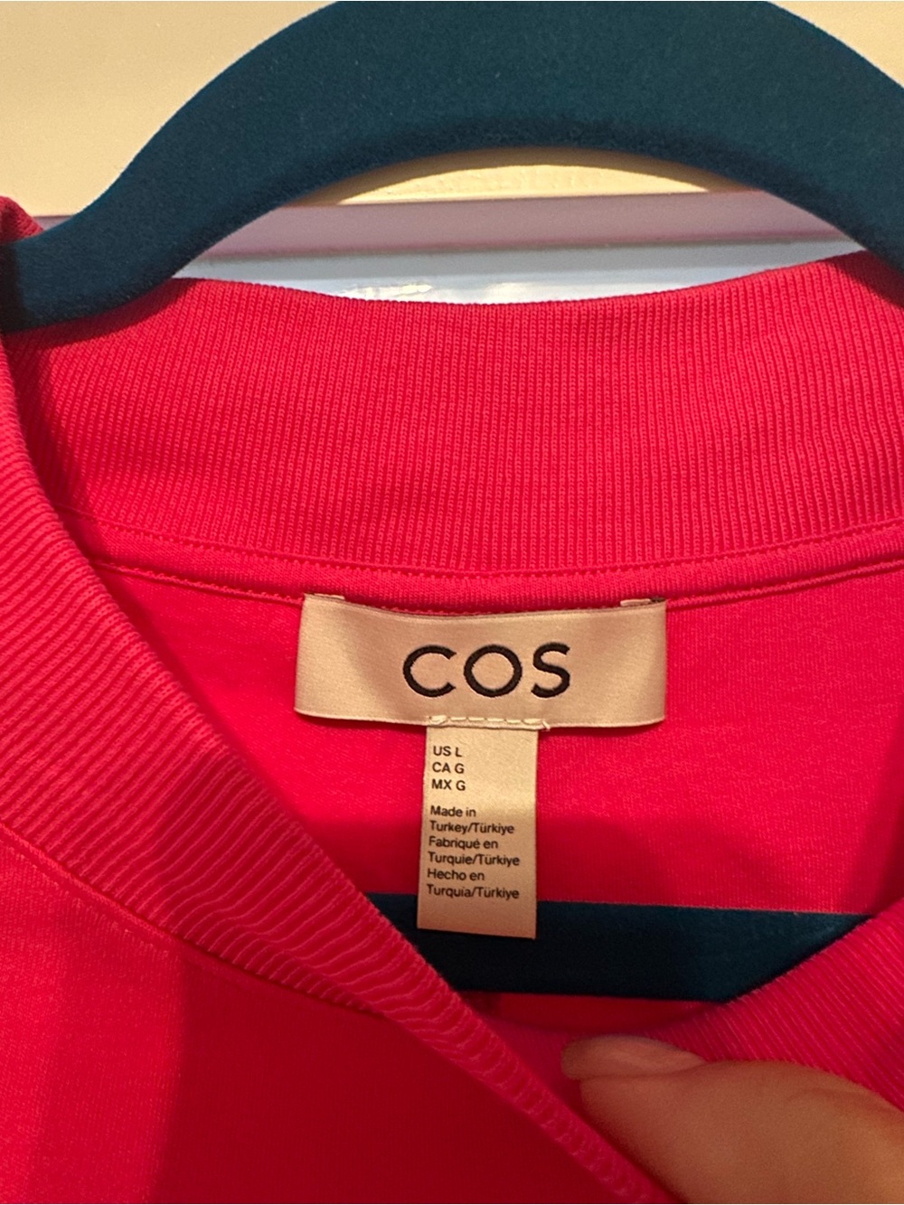 COS pink Short sleeve Top